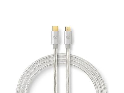 C&acirc;ble usb 2.0 type-c m&acirc;le - micro b m&acirc;le 2,0 m aluminium CCTB60650AL20