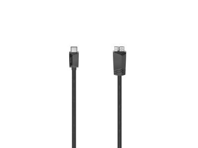 HAMA C&acirc;ble usb-c, m&acirc;le usb-c - m&acirc;le micro-usb, usb 3.2 gen1, 5gbit/s, 0,75m
