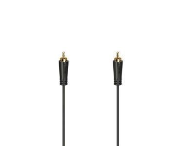 HAMA C&acirc;ble vid&eacute;o, fich. RCA m&acirc;le - fich. RCA m&acirc;le, dor&eacute;, 1,5 m - Neuf
