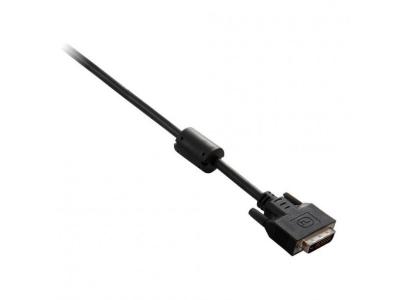 V7 C&acirc;ble vid&eacute;o num&eacute;rique dvi-d  e2dvi-03m-blk 3 m noir