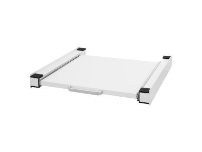 ML DESIGN ML-Design Kit de Superposition Universel avec Plateau Coulissant, Acier, 60x60 cm, Blanc,