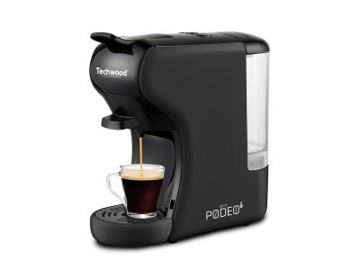 TECHWOOD Cafeti&egrave;re expresso multi-capsules  tca-196n - puissance : 1450w - coloris noir 