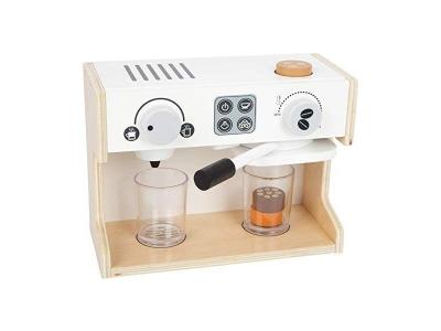 SMALL FOOT Cafeti&egrave;re Gastro en bois avec boutons rotatifs et passoire mobile -  - Jouet
