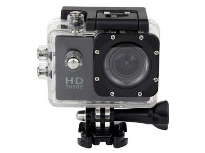 YONIS Cam&eacute;ra Sport Etanche 30 M&egrave;tres Cam&eacute;ra Waterproof Action Full HD 1080P 12Mp Noir + SD 32Go