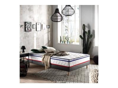  Camille effet surmatelas int&eacute;gr&eacute; mousse hr 35kg multizones fabrication france 160 x 200 cm 
