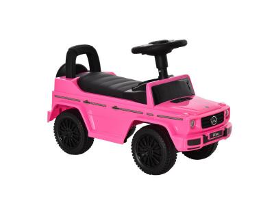  Camion porteur enfants v&eacute;hicule &agrave; pousser licence mercedes benz 12-36 mois coffre klaxon phares rose 