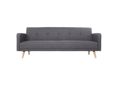 MILIBOO  - Canap&eacute; convertible 3 places scandinave gris fonc&eacute; ULLA