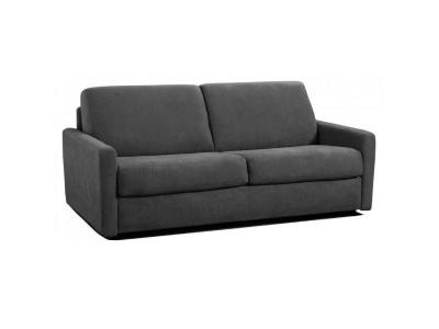 ITALIAN SPIRIT Canap&eacute; convertible express ECLIPSE matelas 18cm tweed gris graphite