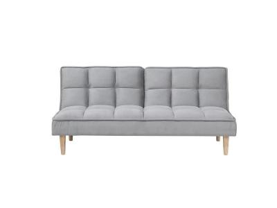 BELIANI Canap&eacute; convertible gris clair siljan 90123 