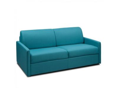 ITALIAN SPIRIT Canap&eacute; convertible PARADISO EXPRESS 120cm matelas 14cm bleu paon