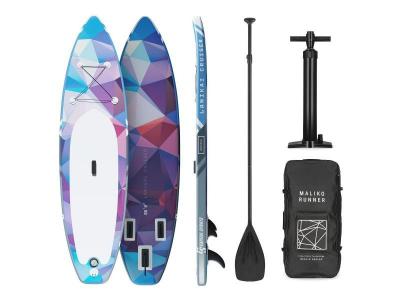 CAPITAL SPORTS  lanikai cruiser 9.8 - planche de paddle gonflable + pagaie t&eacute;lescopique + sac &agrave; dos + pompe - 305 x 77 x 10 cm WTR1-LaniCru9,8r/b 