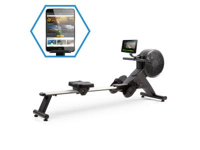 CAPITAL SPORTS  - Stream M2 Rameur magn&eacute;tique 105 cm &eacute;cran lcd 16 niveaux aluminium - Noir