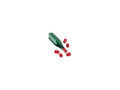 DUHALLE  capsule pvc retractable rouge x50 863