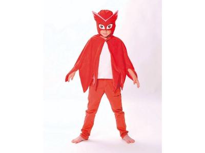 GENERIQUE Caritan Pyjamasques deguisement cape-plaid + masque rouge bibou