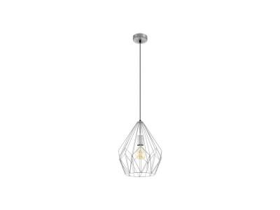 EGLO Suspension Vintage carlton &oslash; dimmable en argent 31cm