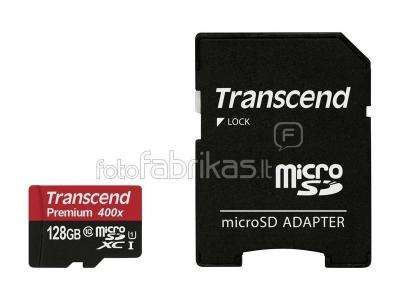TRANSCEND  Ts128gusdu1 Micro Sd Card With Adapter S