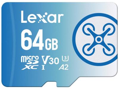 LEXAR  Fly 64 Go UHS-I Class 10 carte m&eacute;moire micro SDXC