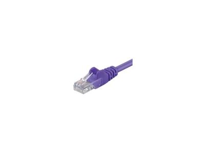 GOOBAY CAT 5e C&acirc;ble de Liaison, U/UTP, Violet, 0.5 m Longueur