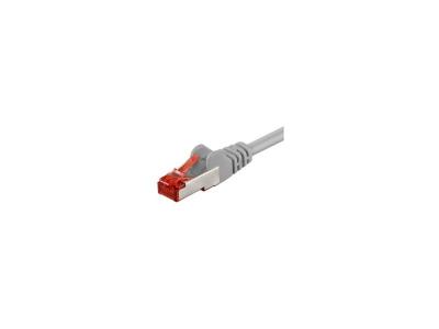 U POWER Cable R&eacute;seau RJ45 s/ftp C6 30.00m gris (pimf) (50894) - Goobay