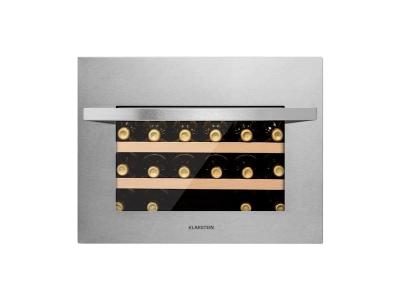 KLARSTEIN Cave &agrave; vin encastrable - vinsider 24 - 1 zone - 24 bouteilles - inox