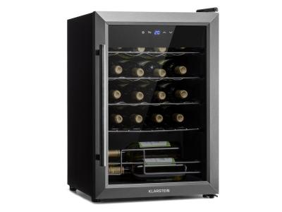 KLARSTEIN Cave &agrave; vin - Shiraz 20 Uno - 53 L - Panneau de contr&ocirc;le tactile - 131 W - 5-18&deg;C - Noir