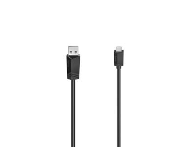 HAMA C&acirc;ble USB USB 2.0 USB-Micro-B m&acirc;le, USB-A m&acirc;le 3 m noir