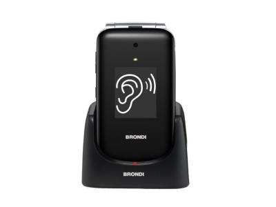 BRONDI T&eacute;l&eacute;phone mobile Supervoice 7,11 cm (2.8") noir