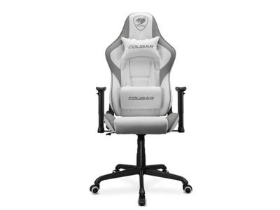 COUGAR  Armor Elite Chaise de Jeu, Cuir, Blanc