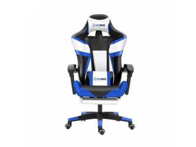 HERZBERG HOME & LIVING Chaise de bureau et gaming bleu herzberg hg8082-blu