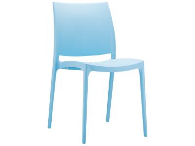Chaise design 'ENZO' bleue 