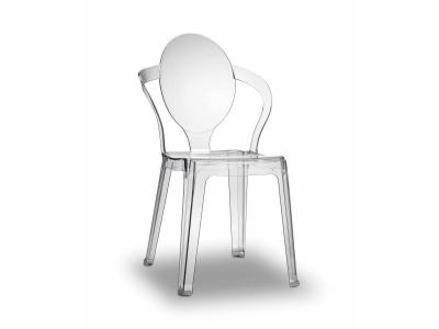 Scab design Chaise design - SPOON - vendu &agrave; l'unit&eacute; - deco Transparent