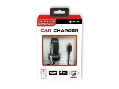 SUBSONIC Chargeur allume-cigare  Car Charger pour Nintendo Switch 