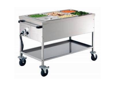 BARTSCHER  Chariot &agrave; Bain-Marie Sans Eau - 3 GN 1/1