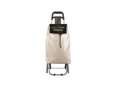 AC DECO Chariot de courses Bistrot - Beige - Poussette de march&eacute; 50 L