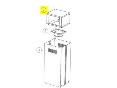 ROBLIN Cheminee sortie pour hotte  - 30kr006