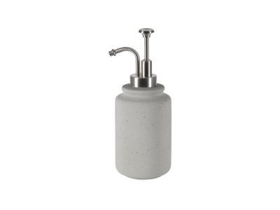  Ciment distributeur de savon - 19,5 x 8 x 8 cm - gris