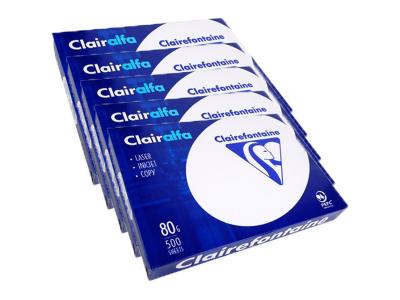 EXACOMPTA CLAIREFONTAINE CLAIREFONTAINE Lot de 5 Ramettes de 500 feuilles papier blanc A3
