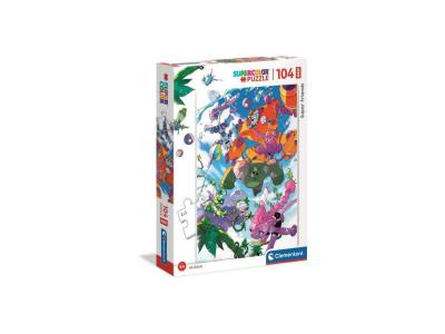 CLEMENTONI  - 23754 - SuperColor 104 pieces Maxi - Super Friends !