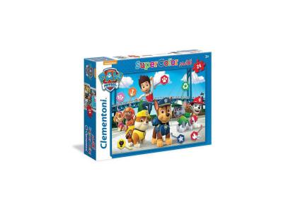 CLEMENTONI  Puzzle SupercolorPatrouille de patrouille 24 pi&egrave;ces 