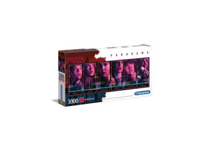 CLEMENTONI Puzzle 1000 pi&egrave;ces  Stranger Things Panorama 