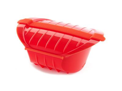 LEKUE Cocotte en silicone orange 1l - 3407600r10u004 3407600r10u004