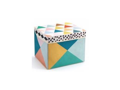 DJECO Coffre &agrave; jouets - g&eacute;om&eacute;trie DD04481