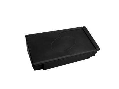  Coffre de jardin 50l pour stockage et rangement-Noir-34cm - Noir
