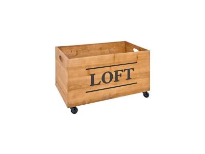 DIVERS Haku M&ouml;bel 27912 Coffre de Rangement Bois Nature 32 x 58 x 36 cm