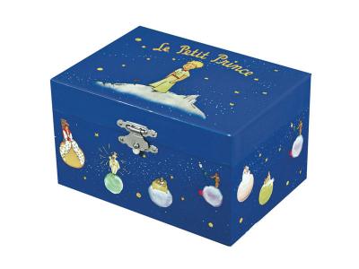 TROUSSELIER Coffret &agrave; bijoux musical le petit prince phosphorescent