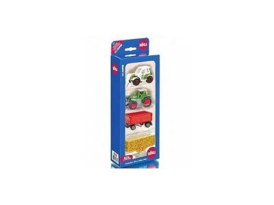 SIKU Mod&egrave;les r&eacute;duits en m&eacute;tal : coffret v&eacute;hicules d'agriculture 