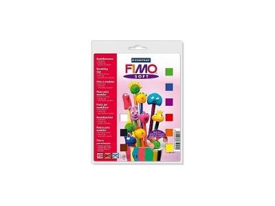 FIMO PANDURO Coffret de 12 pi&egrave;ces  de base n&deg;1 - &Agrave; partir de 8 ans