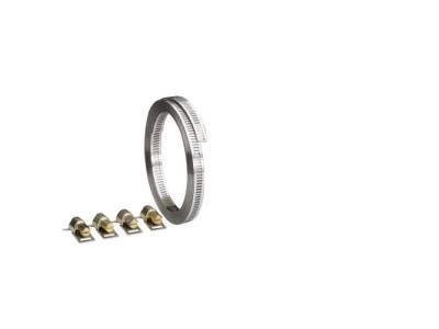 SERFLEX Colliers de serrage acier W1 bande ajour&eacute;e sans fin, largeur 14 mm, longueur 25 m