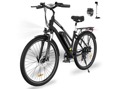 COLORWAY  v&eacute;lo &eacute;lectrique 28 vae - e-bike vtt batterie amovible 36v 15ah - moteur 250w - shimano 7 vitesses - noir 