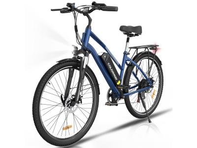 COLORWAY  v&eacute;lo &eacute;lectrique 28 vae - e-bike vtt batterie amovible 36v 15ah - moteur 250w - shimano 7 vitesses - bleu 